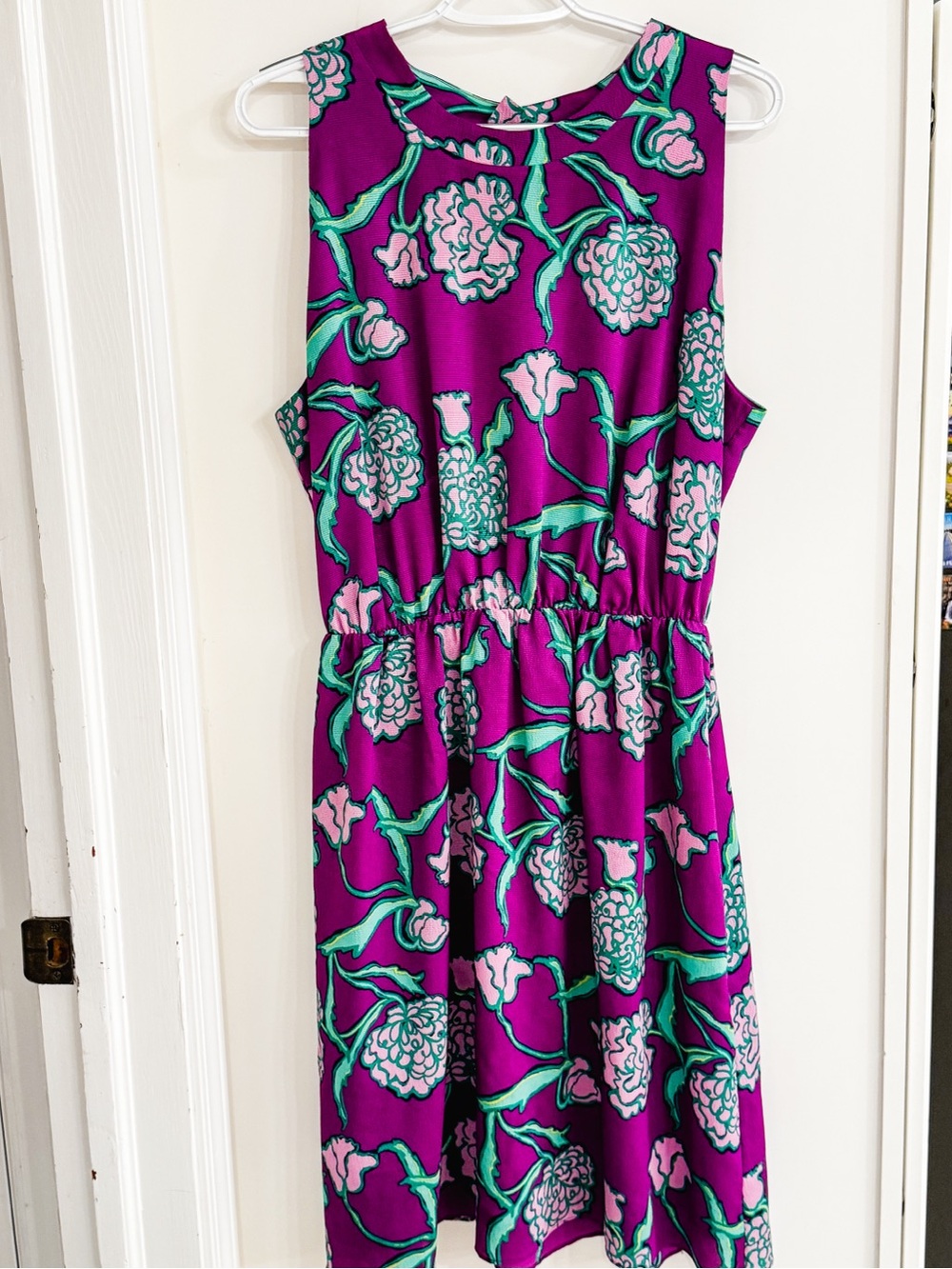 Lilly Pulitzer Pocket Full of Posies Hollyhock Print Dress RARE y2k